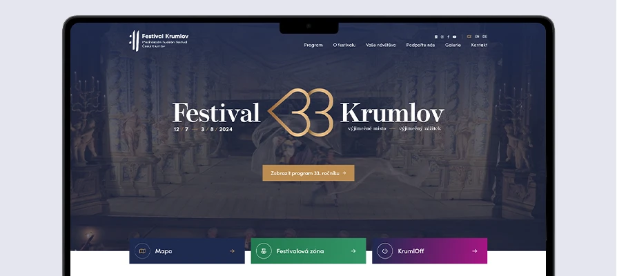 Festival Krumlov – web